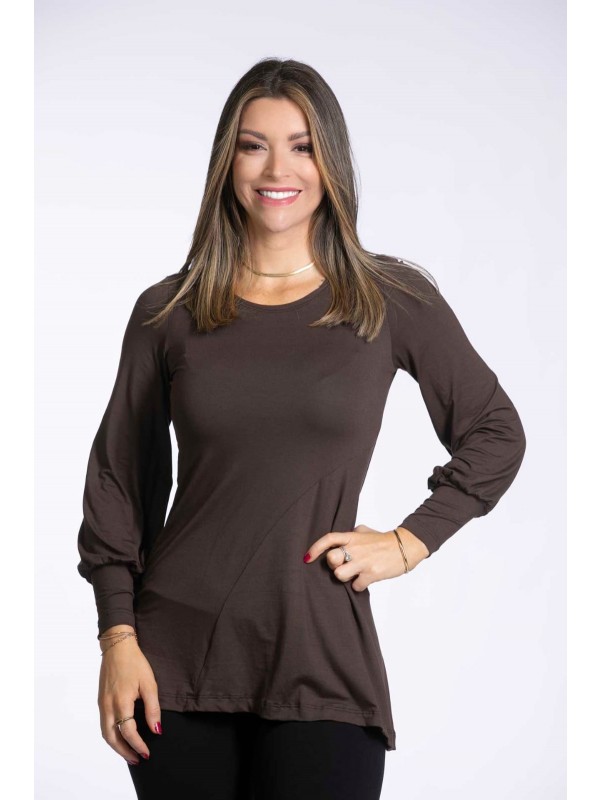 2637 BLUSA VISCOLYCRA COM RECORTE