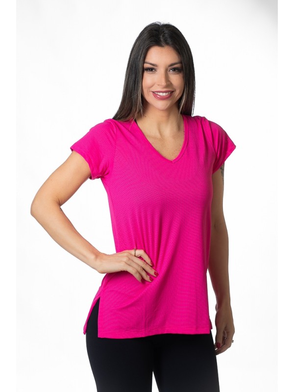 2415 BLUSA SOBRELEGING  MESH MANGA CURTA