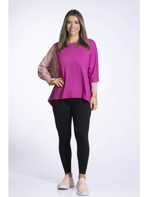 2593 BLUSA MORCEGO AMPLA 2 CORES