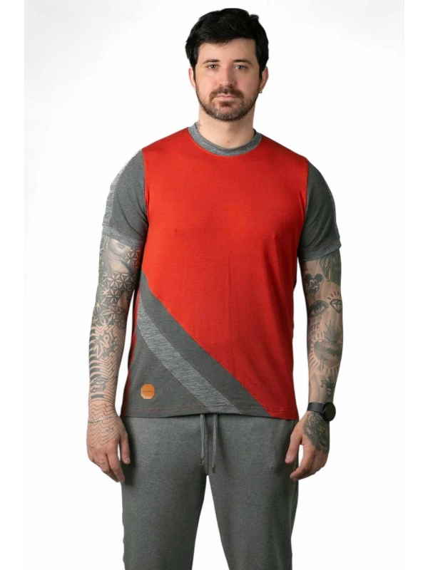 REF : 2851 CAMISETA MASCULINA VISCO BALI E DETALHE CROSSFIT .