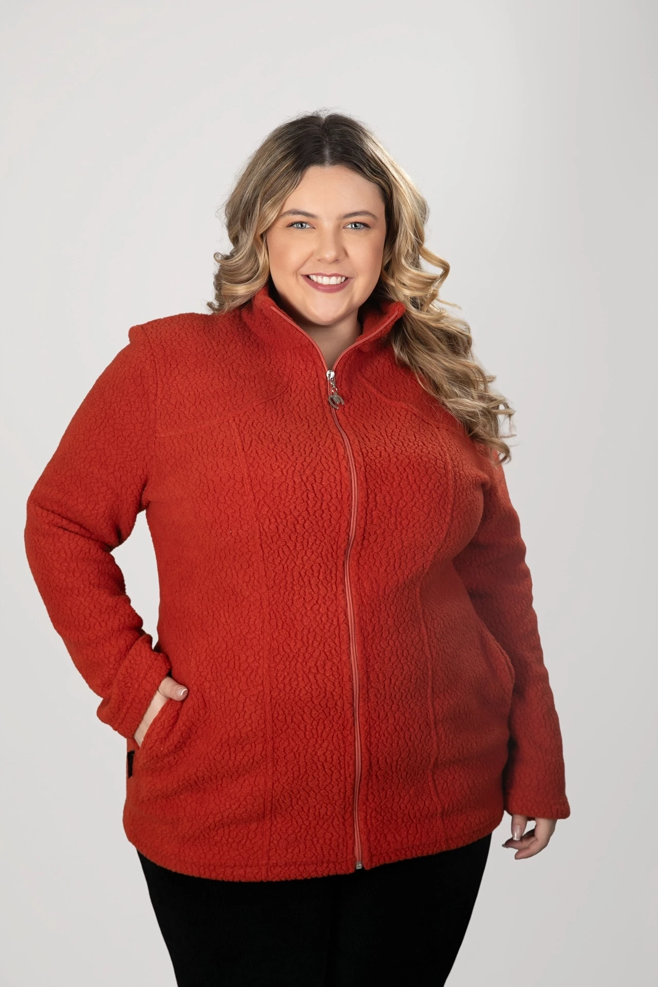 REF : 2886 CASACO SHERPA PLUS  SIZE
