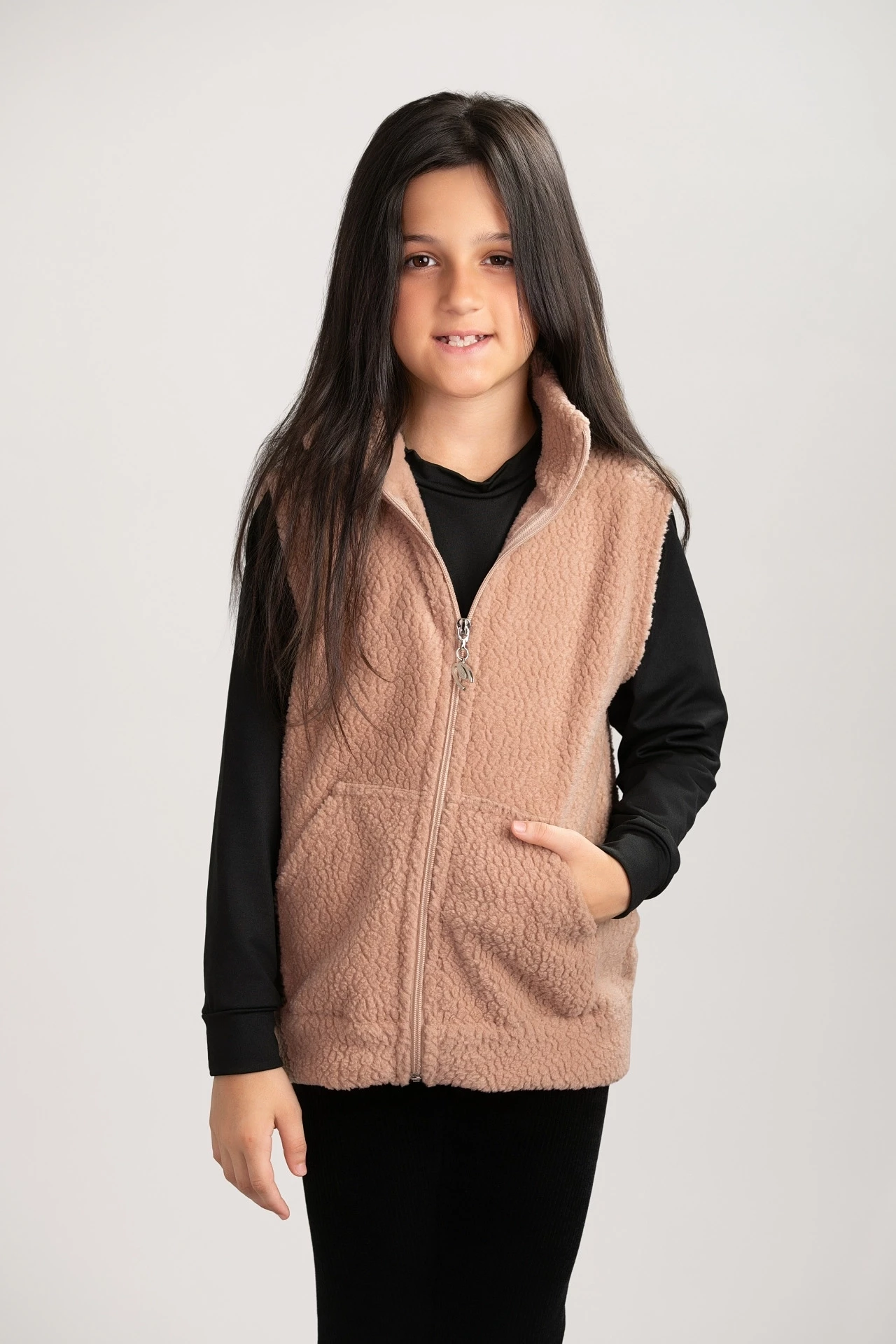 REF : 2932 COLETE INFANTIL SHERPA  TAM 2 AO 8
