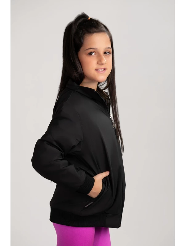 REF : 028 JAQUETA CORTA  VENTO  E FORRO MATELASSADO FIBRA INFANTIL TAM 2 AO 8