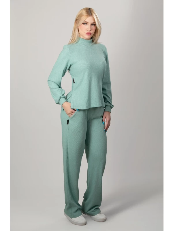 REF : 2871 SOBRELEGING CANELADO TRICOT FLANELADO