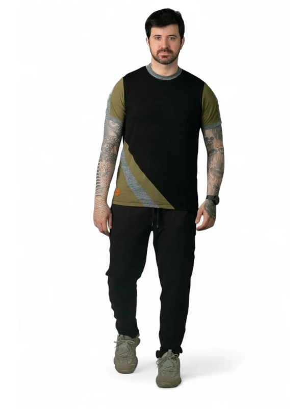 REF : 2851 CAMISETA MASCULINA VISCO BALI E DETALHE CROSSFIT .