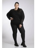 2633 BLUSA  PLUS  SIZE VISCOLYCRA E TULE