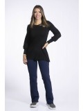 2637 BLUSA VISCOLYCRA COM  RECORTE